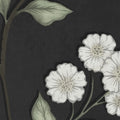 Serene Garden, Black Mural Wallpaper - room preview 04