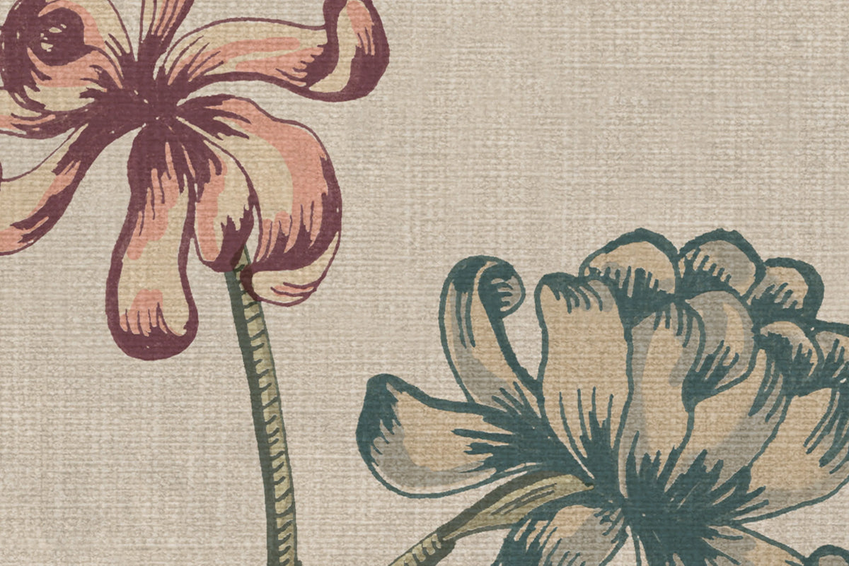 Grand Flower Thread, Sand Mural Wallpaper - room preview 04