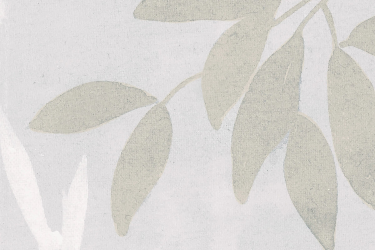 Chinoiserie Haze, Sage Green Mural Wallpaper - room preview 04