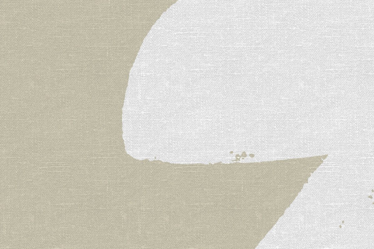Water Lilies, Beige Mural Wallpaper - room preview 04