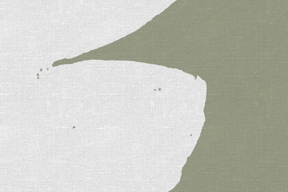 Water Lilies, Green Mural Wallpaper - room preview 04