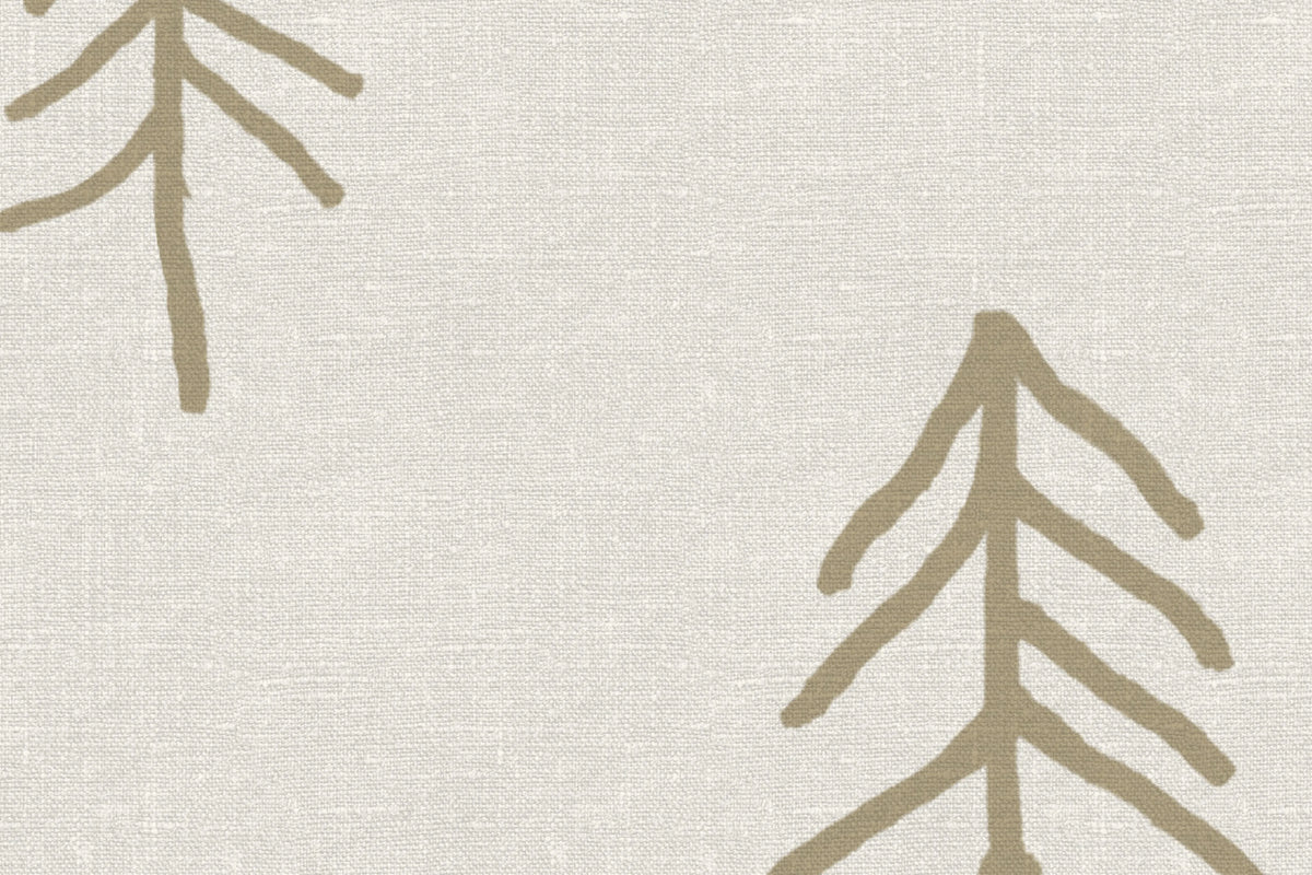 Tall, Beige Mural Wallpaper - room preview 04