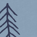 Tall, Blue Mural Wallpaper - room preview 04