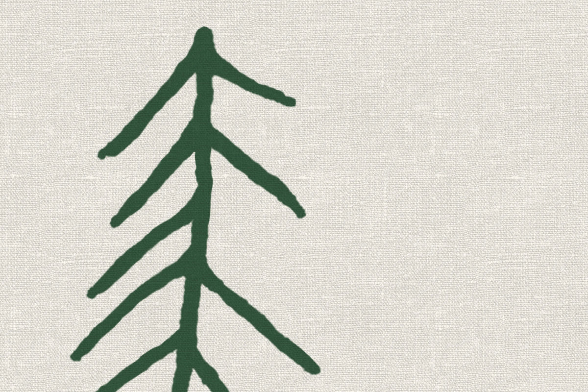 Tall, Green Mural Wallpaper - room preview 04