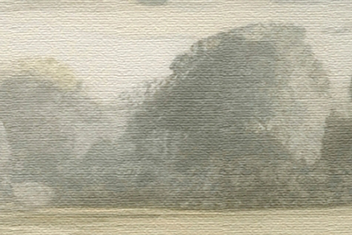Field View Painting, Beige Mural Wallpaper - room preview 04