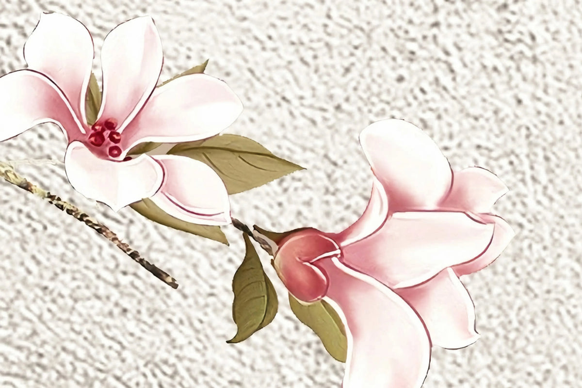 Bird Tree, Pastel Mural Wallpaper - room preview 04