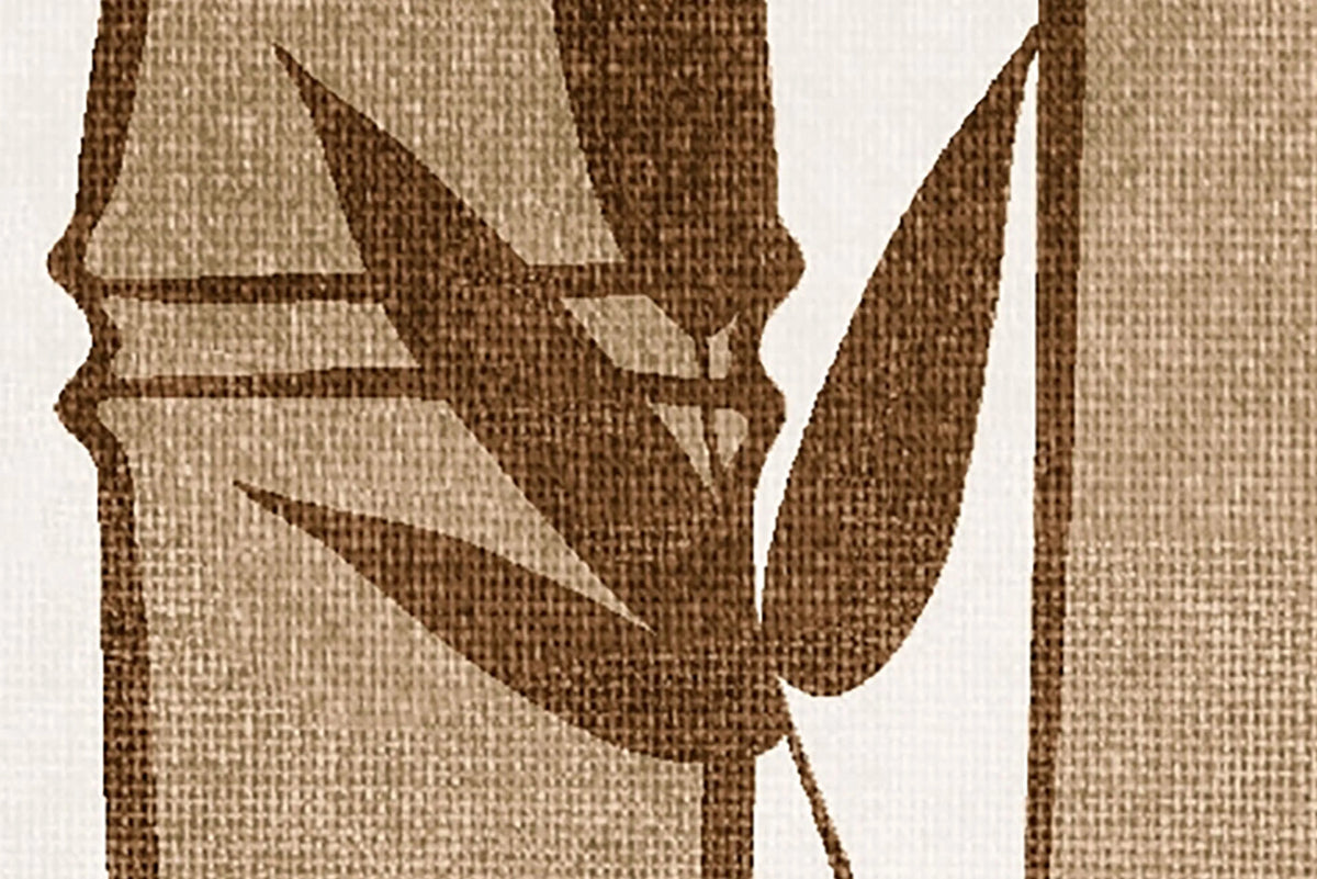 Bamboo Forest, Brown Mural Wallpaper - room preview 04