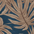 Golden Palms, Blue Mural Wallpaper - room preview 04