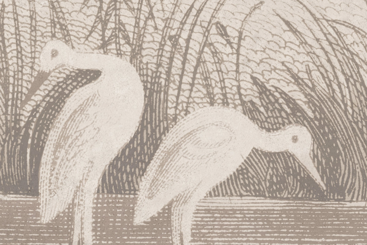 Giraffe Savannah, Beige Mural Wallpaper - room preview 04