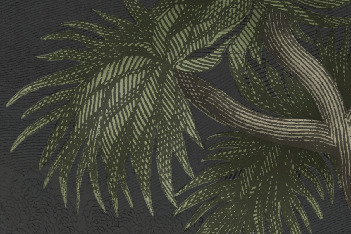 Giraffe Savannah, Nightfall Mural Wallpaper - room preview 04