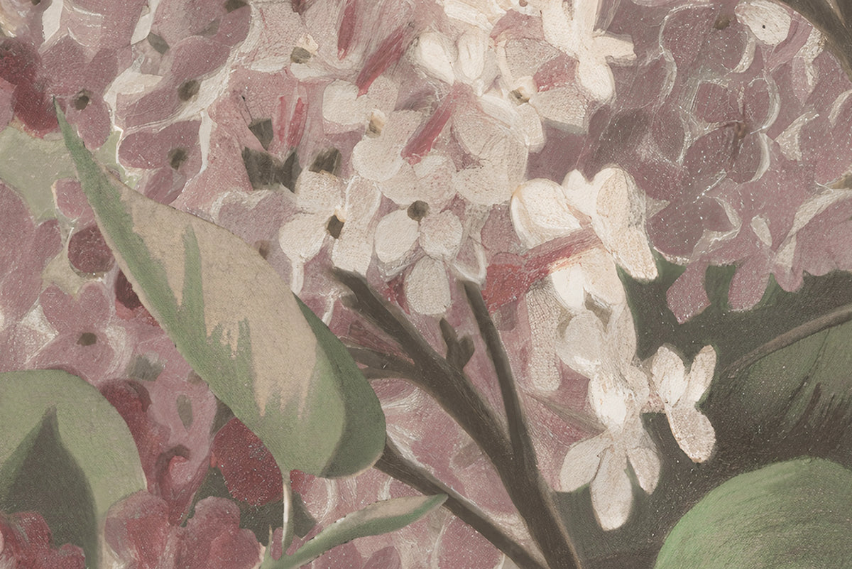 Syringa Flowers, Pink Mural Wallpaper - room preview 04