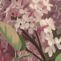Syringa Flowers, Black Mural Wallpaper - room preview 04