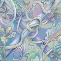 Babylon Sky, Lilac Mural Wallpaper - room preview 04