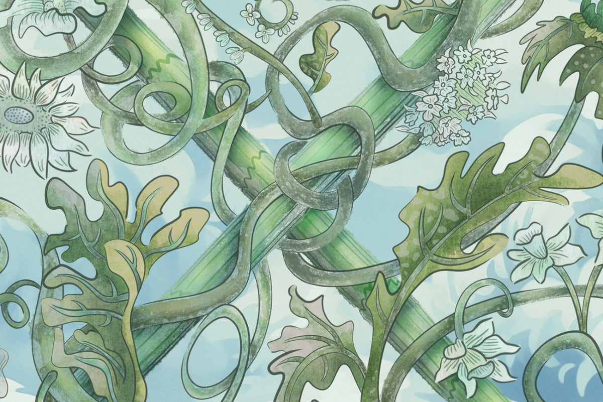 Babylon Sky, Sky Mural Wallpaper - room preview 04