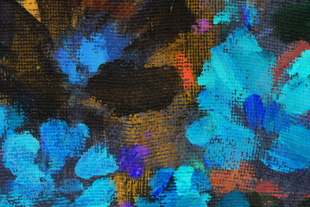 Flowerhaze, Retro Mural Wallpaper - room preview 04