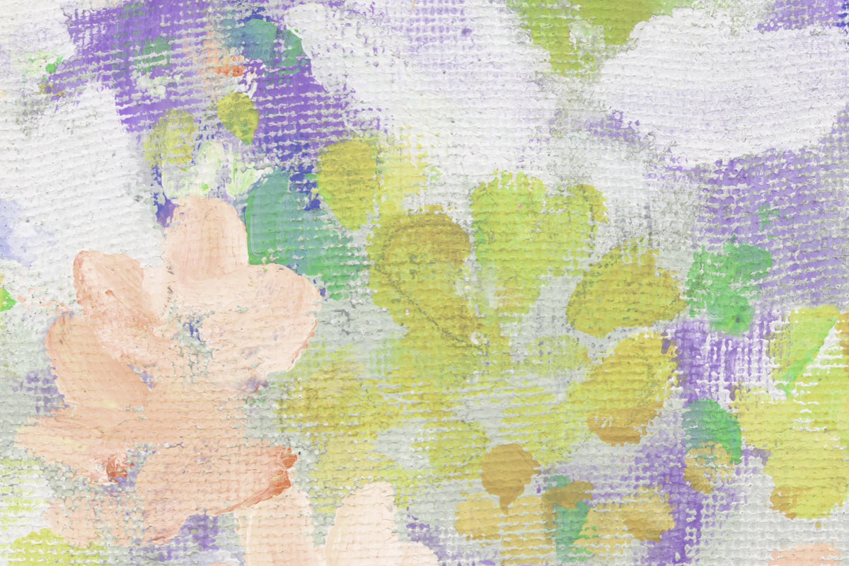 Flowerhaze, Soft Mural Wallpaper - room preview 04