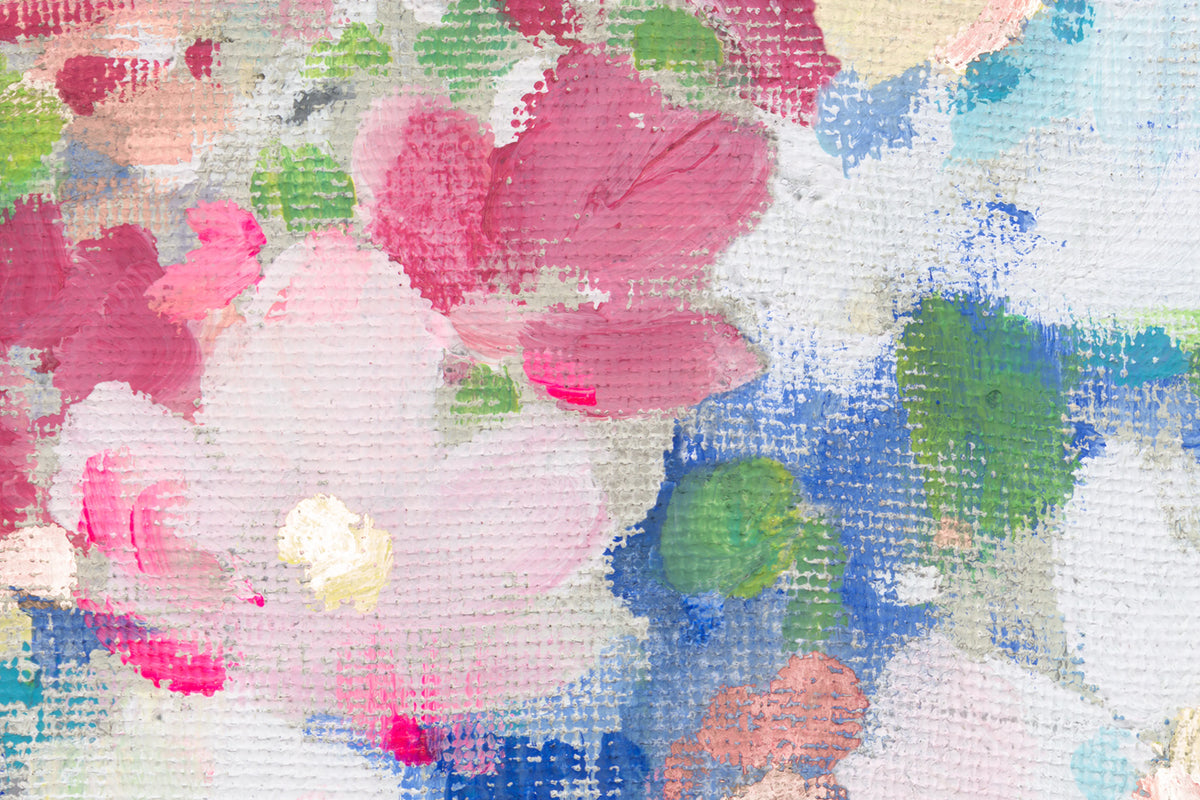 Flowerhaze, Pink Mural Wallpaper - room preview 04