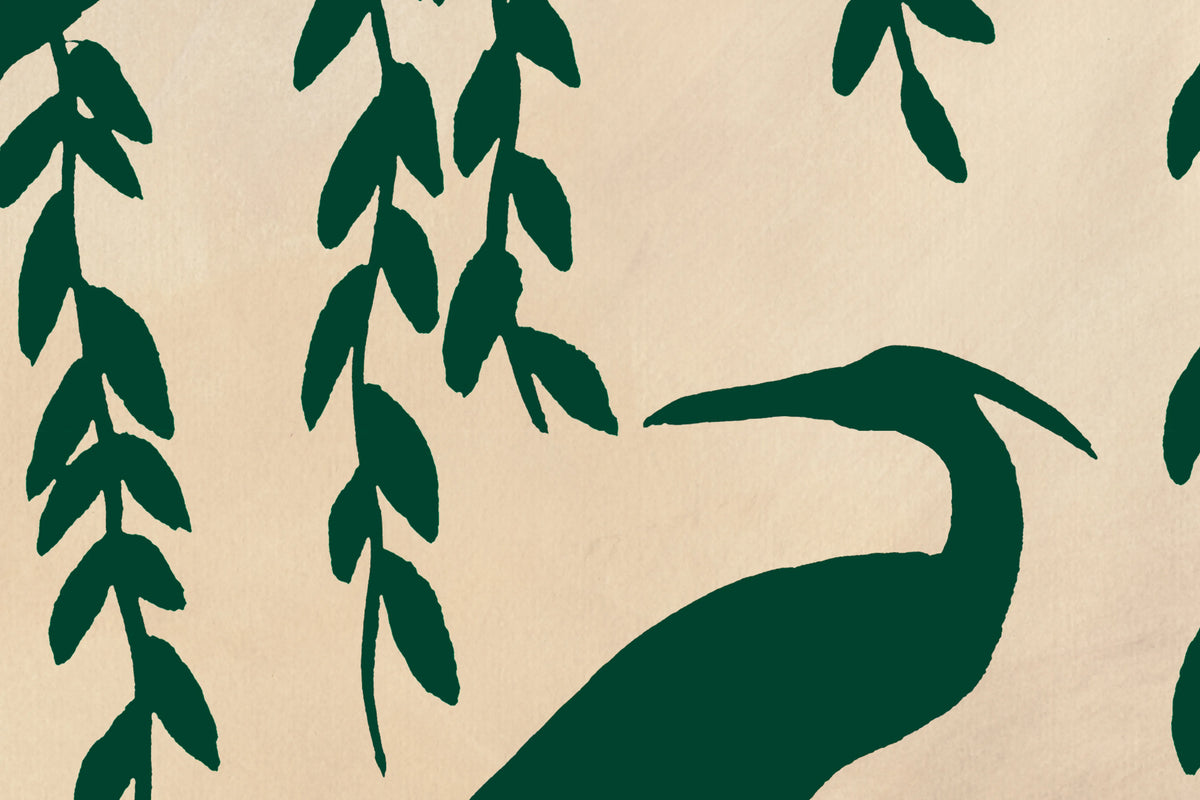 Droptree, Peach Mural Wallpaper - room preview 04