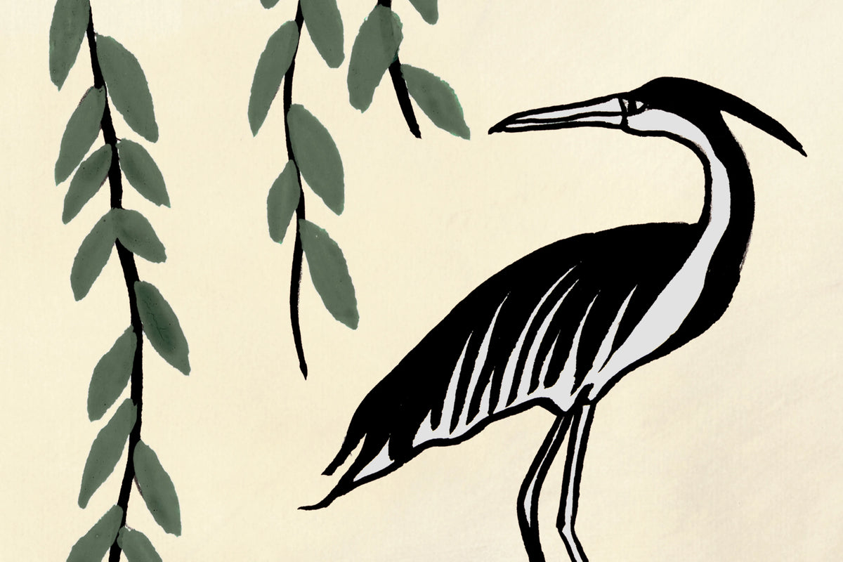 Droptree, Green Mural Wallpaper - room preview 04