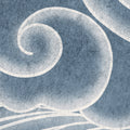 Kumo, Blue Mural Wallpaper - room preview 04