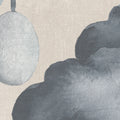 Forest Poem, Blue Mural Wallpaper - room preview 04