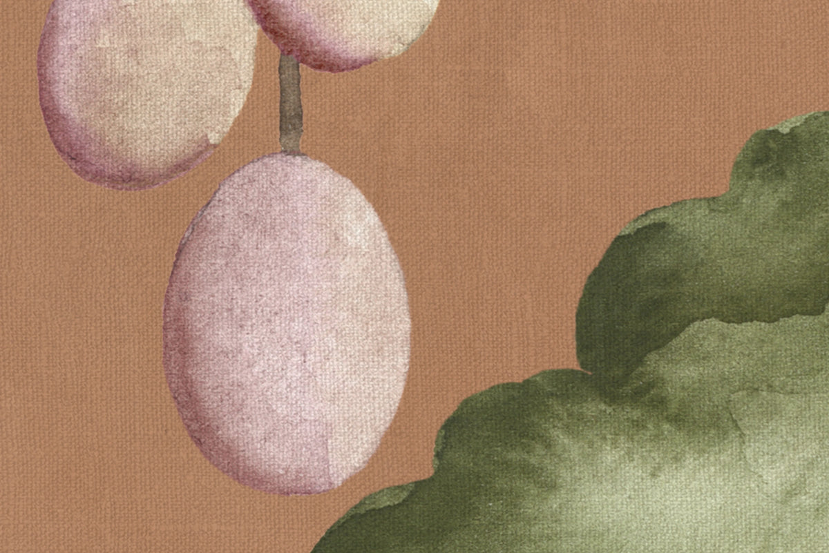 Forest Poem, Rust Mural Wallpaper - room preview 04