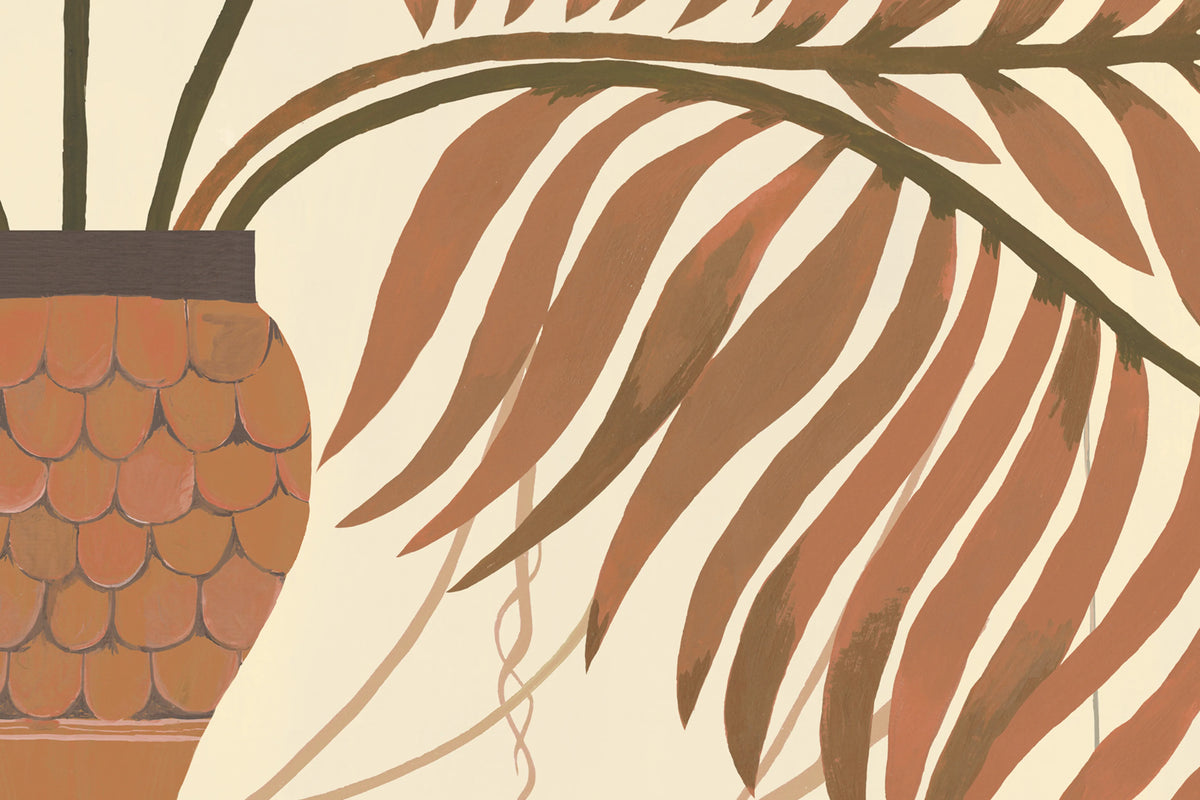Savanna Chic, Beige Mural Wallpaper - room preview 04