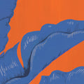 Savanna Chic, Orange Mural Wallpaper - room preview 04