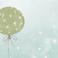 Balloon Clouds, Sky Blue Mural Wallpaper - room preview 04