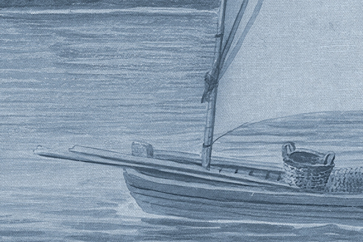Weekend Sail, Blue Mural Wallpaper - room preview 04