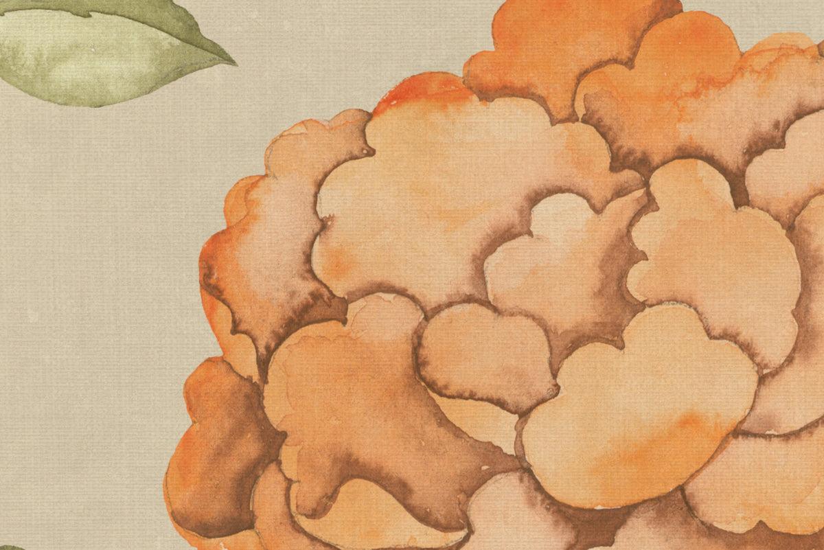 Chinoiserie Botanica, Yellow Mural Wallpaper - room preview 04