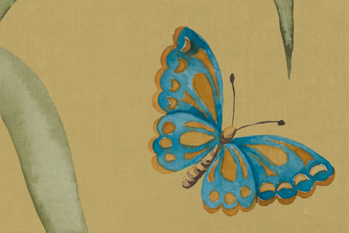 Chinoiserie Botanica, Red Mural Wallpaper - room preview 04