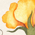 Soft Vines, Yellow Mural Wallpaper - room preview 04