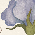 Soft Vines, Blue Mural Wallpaper - room preview 04