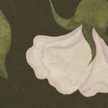 Soft Vines, Dark Green Mural Wallpaper - room preview 04