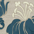 Midnight Peony, Beige Mural Wallpaper - room preview 04