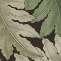 Swirling Fern, Green Mural Wallpaper - room preview 04