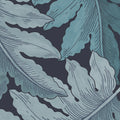 Swirling Fern, Blue Mural Wallpaper - room preview 04