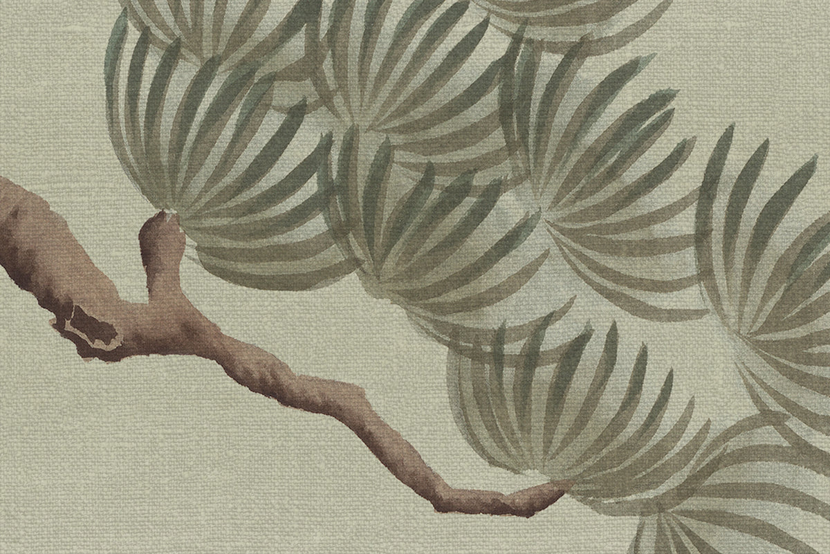 Pine Grove, Green Mural Wallpaper - room preview 04