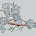 Spring Breeze, Blue Mural Wallpaper - room preview 04