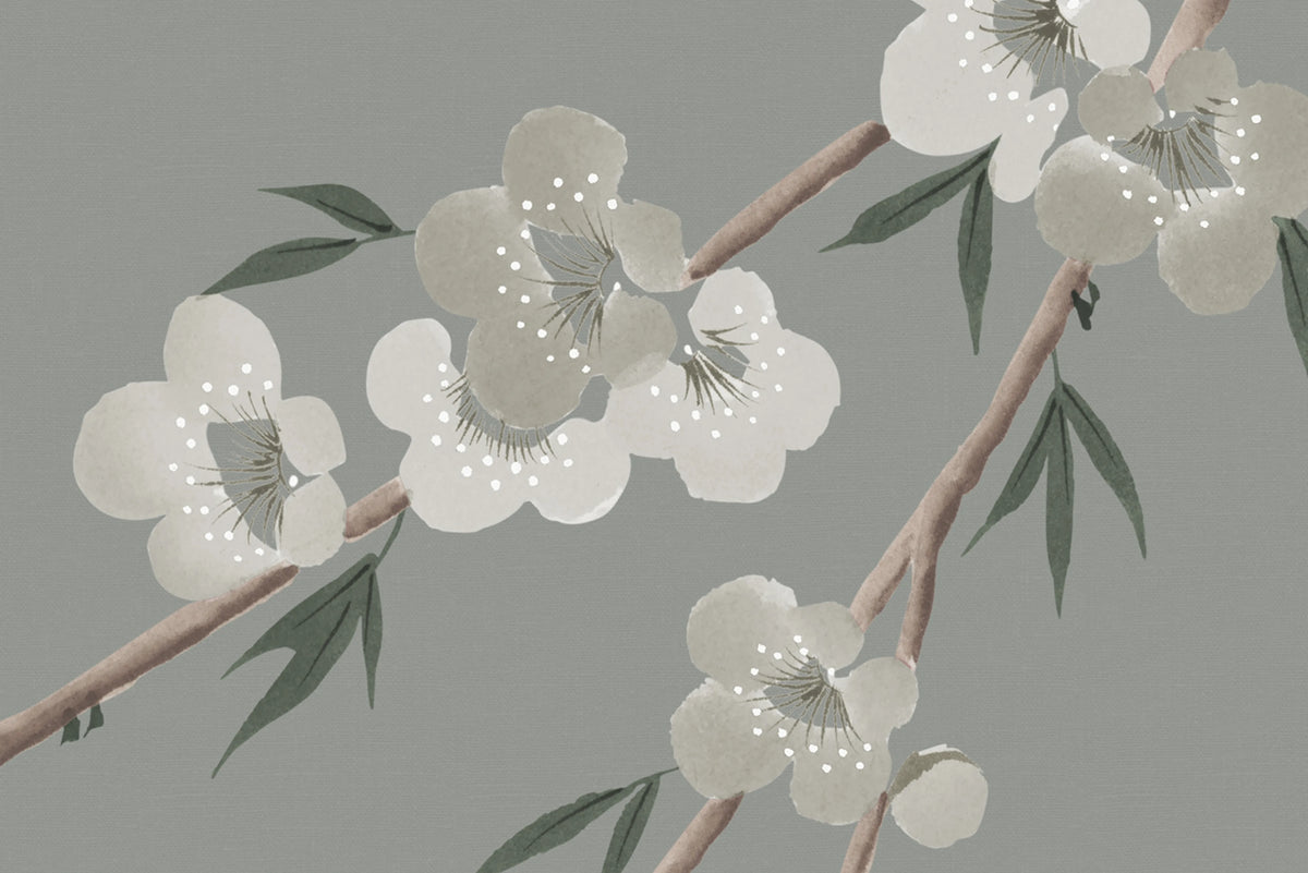 Spring Breeze, Green Mural Wallpaper - room preview 04