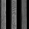 Rib Wood, Gray Mural Wallpaper - room preview 04
