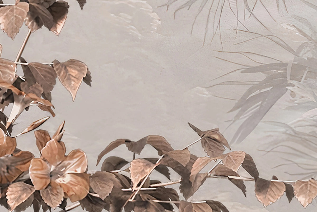 Antique Garden, Bronze Mural Wallpaper - room preview 04