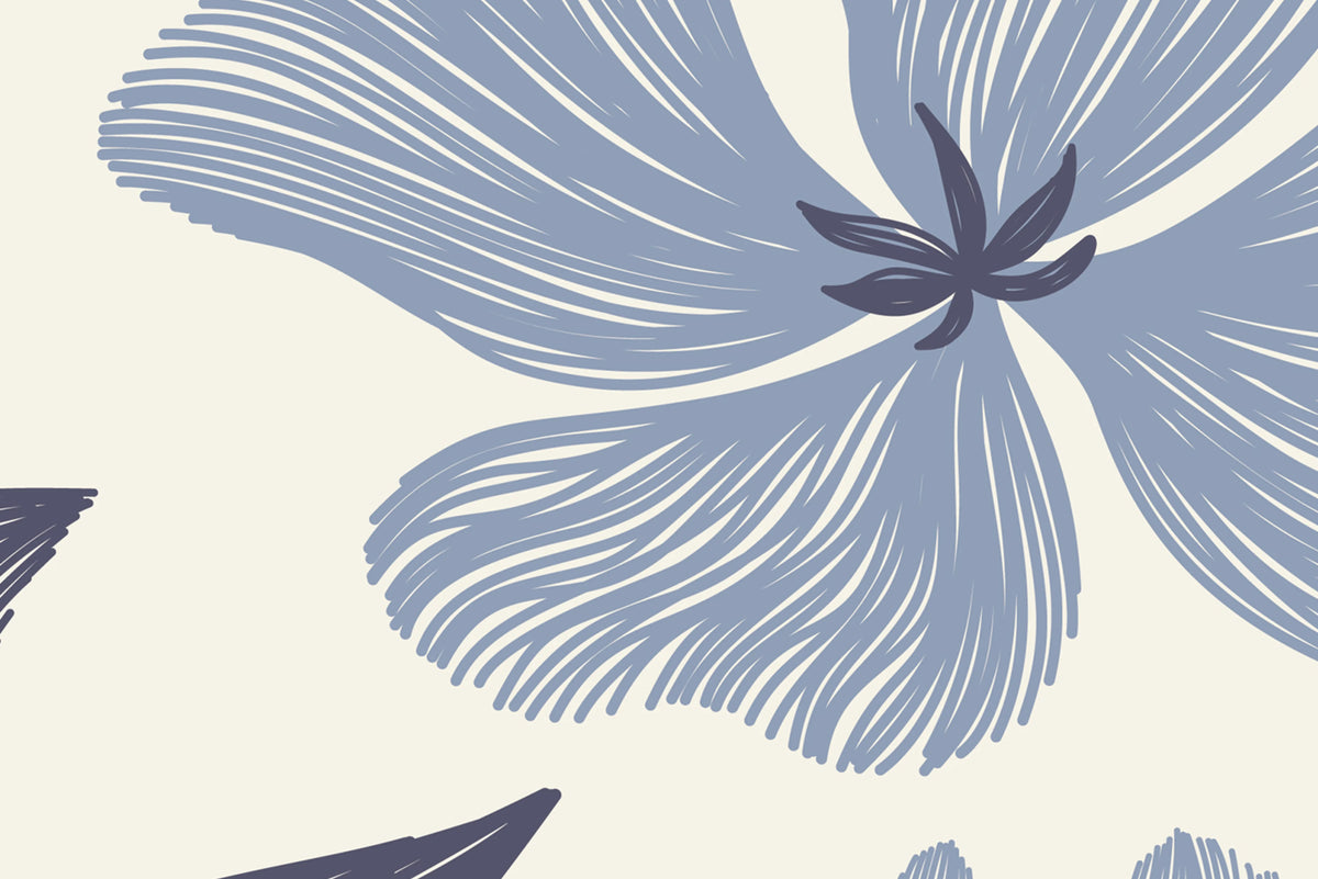 Bold Bloom, Sky Mural Wallpaper - room preview 04