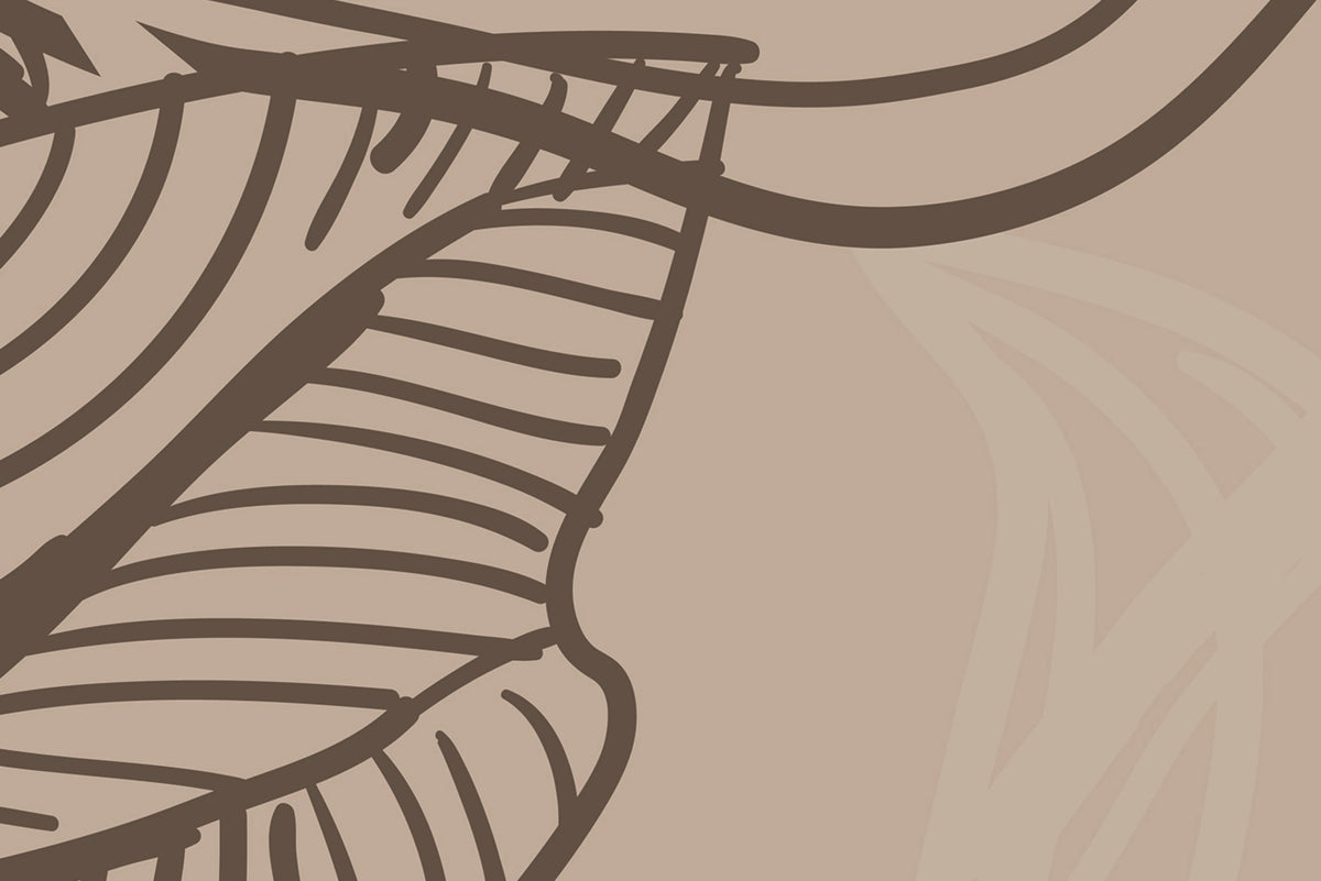 Giant Flora, Sand Mural Wallpaper - room preview 04