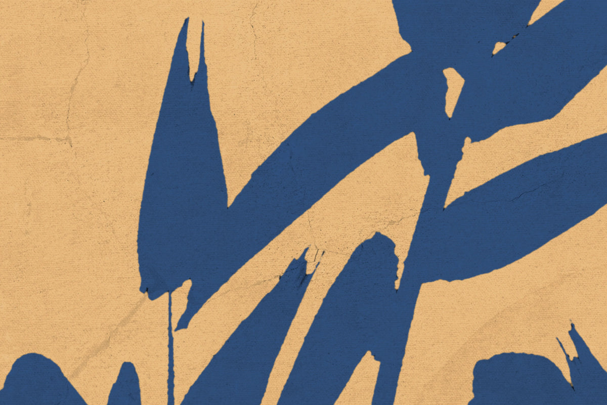 Ink Horizon, Yellow Mural Wallpaper - room preview 04