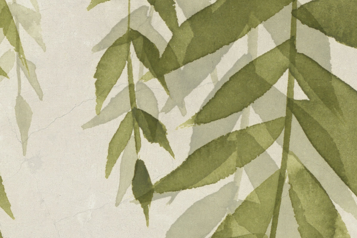Whispers of Bamboo, Green Mural Wallpaper - room preview 04