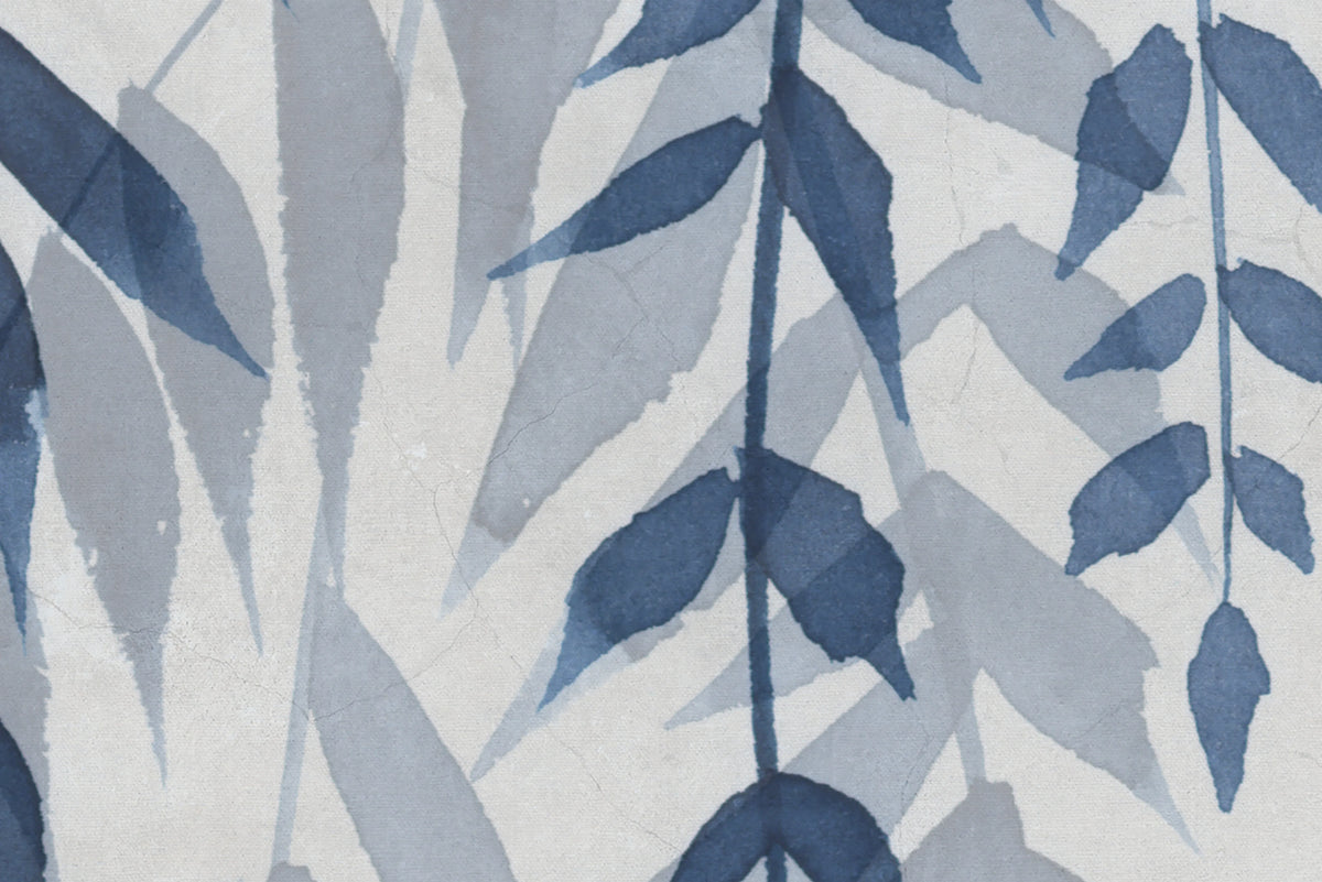 Whispers of Bamboo, Blue Mural Wallpaper - room preview 04