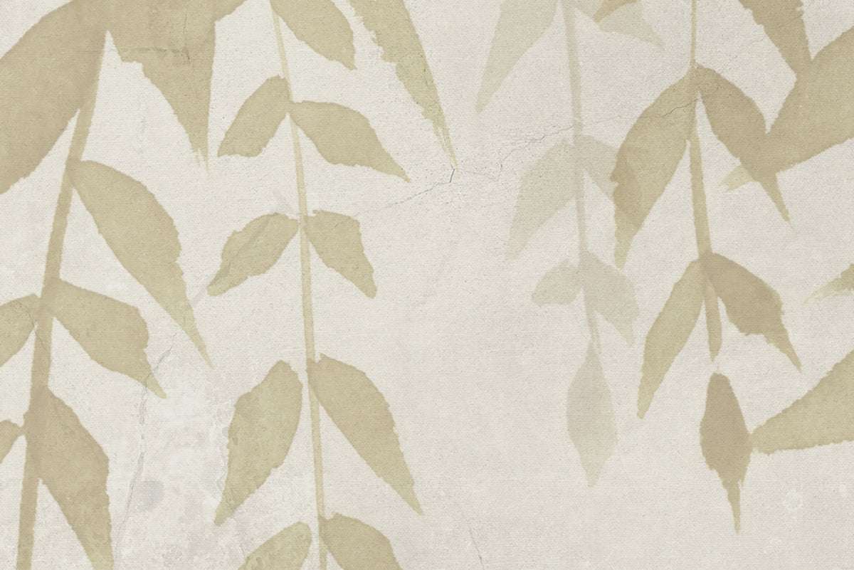Whispers of Bamboo, Beige Mural Wallpaper - room preview 04