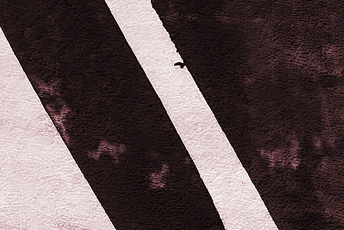 Artzy Stripes, Burgundy Mural Wallpaper - room preview 04